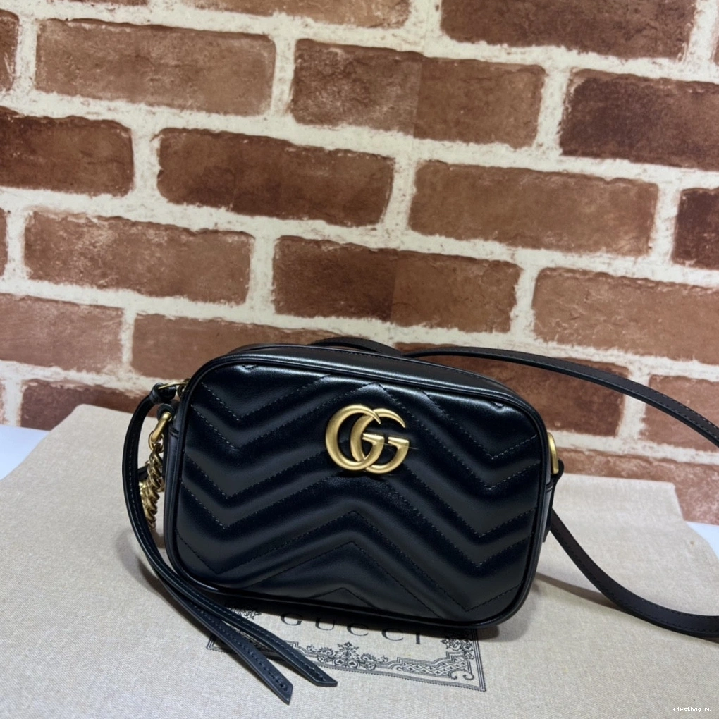 First bag ru GG Marmont shoulder mini GUCCI bag 0714